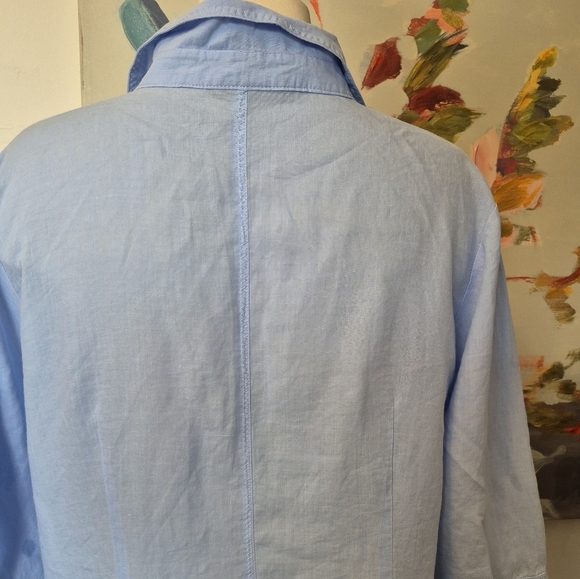 Light Blue Button-Up Shirt - Picture 10 of 16